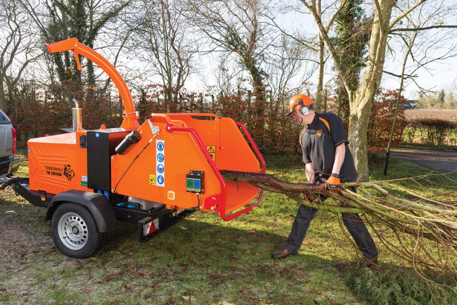 wood chipper hire