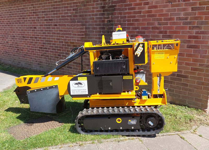 hire stump grinder