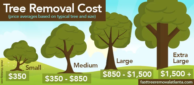 pine tree removal cost